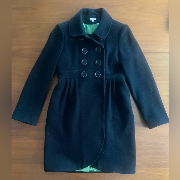 kate spade Jackets & Blazers - Kate Spade Wool Pea Coat w/ Tulip Hem, EUC